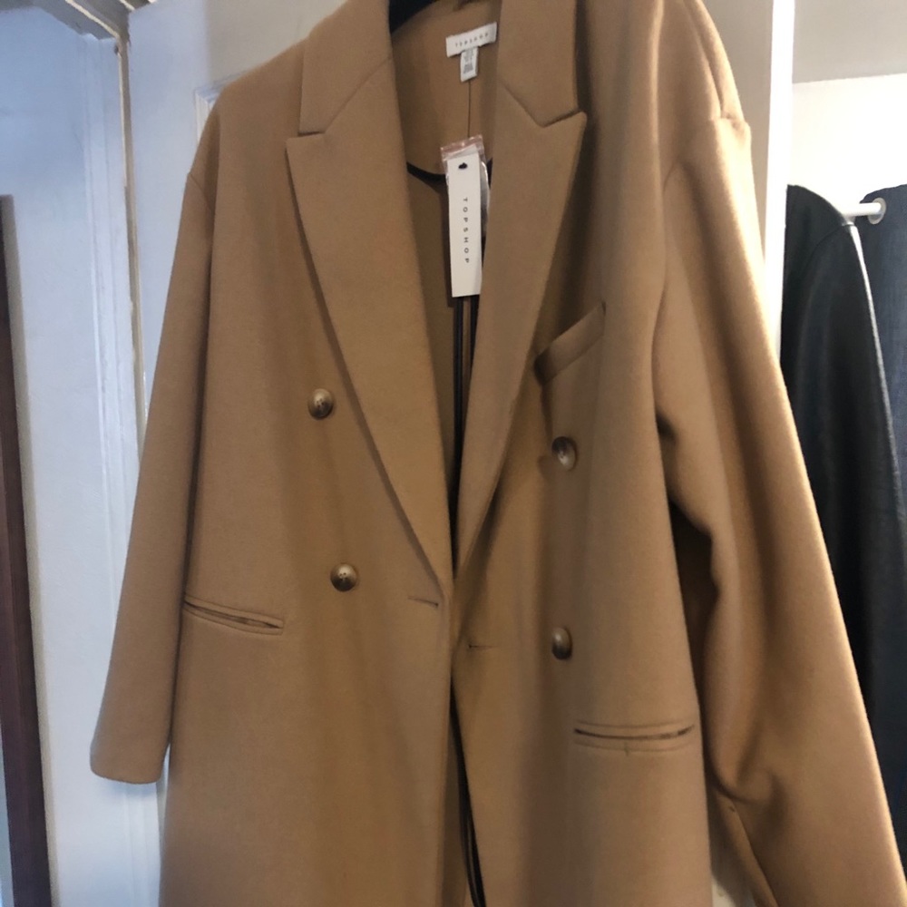 Topshop Brooke Double Breasted Long Coat_6